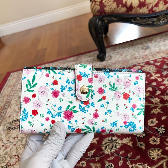 NWT, Kate spade Hummingbird floral backpack&Wallet - Picture 2 of 8